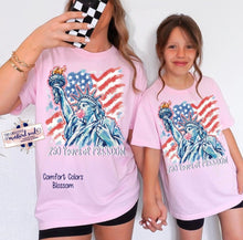 Load image into Gallery viewer, 250 Years of Freedom Lady Liberty Watercolor DTF Transfer | Adult and Youth (325 HOT Peel)