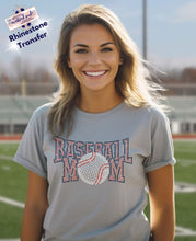 Load image into Gallery viewer, Baseball Mom 2 Color Made To Order Rhinestone Transfer (1-3 Business Day TAT)