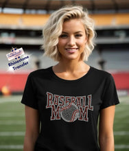 Load image into Gallery viewer, Baseball Mom 2 Color Made To Order Rhinestone Transfer (1-3 Business Day TAT)