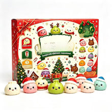 Load image into Gallery viewer, Christmas Advent Calendar Mini Squishy Stress Relief Toy 24 Box Set