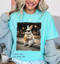 Load image into Gallery viewer, Coffee Bunny DTF Transfer (325 HOT Peel)
