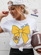 Load image into Gallery viewer, Customizable Coquette Bow Mascot DTF Transfer (300 HOT PEEL) | Ships 3-7 Business Days