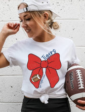 Load image into Gallery viewer, Customizable Coquette Bow Mascot DTF Transfer (300 HOT PEEL) | Ships 3-7 Business Days