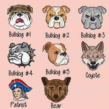 Load image into Gallery viewer, Customizable Football Cheer Mascot DTF Transfer (300 HOT PEEL) | Ships 3-7 Business Days