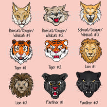 Load image into Gallery viewer, Customizable Football Cheer Mascot DTF Transfer (300 HOT PEEL) | Ships 3-7 Business Days