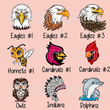 Load image into Gallery viewer, Customizable Football Cheer Mascot DTF Transfer (300 HOT PEEL) | Ships 3-7 Business Days