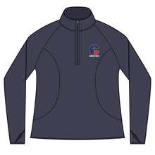 Load image into Gallery viewer, CYS Warrior Cheer Ladies Quarter-Zip Pullover