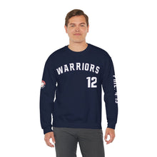 Load image into Gallery viewer, CYS Warriors Baseball Gildan Crewneck Sweatshirt — Custom Player Team Jersey Pullover
