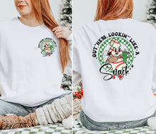 Load image into Gallery viewer, In Production Ships 11/1 Clear Film Screen Print Transfer | Out Here Looking Like A Snack | Adult Pocket (325 HOT Peel)