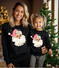 Load image into Gallery viewer, In Production Ships 11/1 Clear Film Screen Print Transfer | Pink Retro Santa | Adult Youth Pocket (325 HOT Peel)