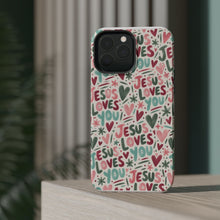 Load image into Gallery viewer, Jesus Loves You Magnetic Impact-Resistant Cases