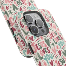 Load image into Gallery viewer, Jesus Loves You Magnetic Impact-Resistant Cases