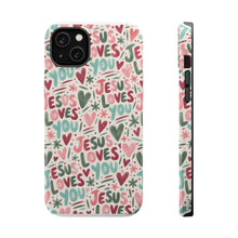 Load image into Gallery viewer, Jesus Loves You Magnetic Impact-Resistant Cases