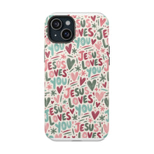 Load image into Gallery viewer, Jesus Loves You Magnetic Impact-Resistant Cases