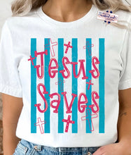 Load image into Gallery viewer, Jesus Saves DTF Transfer | Adult and Youth (325 HOT Peel)