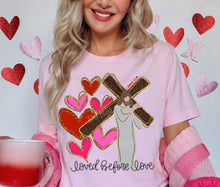 Load image into Gallery viewer, Loved Before Love Clear Film DTF Transfer | Adult and Youth (325 HOT Peel)