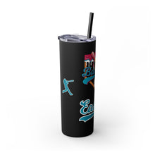 Load image into Gallery viewer, Personalized Baseball Ice Cream Drip Skinny Tumbler - 20oz Sports Cup Gift for Baseball Mom, Game Day Team Fan, Custom Straw Cup, Baseball