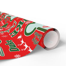 Load image into Gallery viewer, Personalized Pet Christmas Dog Bone Wrapping Paper, Christmas Gift Wrap, Holiday Decor, Unique Gift Presentation, Seasonal Wrapping Supplies