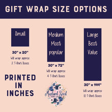 Load image into Gallery viewer, Personalized Preppy Gingerbread Christmas Wrapping Paper- Christmas Gift Wrap, Custom Name Holiday Gift Wrap, Seasonal Wrapping Supplies