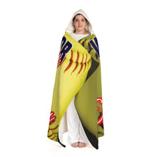 Load image into Gallery viewer, Personalized Softball Hooded Sherpa Fleece Blanket, Softball Blanket, Softball Player Gift, Softball Coach, Softball Mom Gift, Softball Team