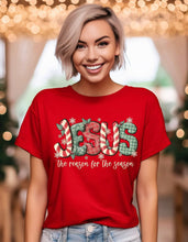 Load image into Gallery viewer, PO SHIPS 12/6 Jesus Is The Reason Clear Film Screen Print Transfer (325 HOT Peel)