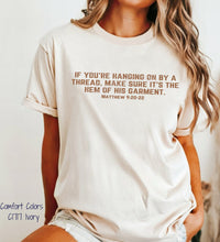 Load image into Gallery viewer, PO SHIPS 1/29 Screen Print Transfer | Hanging By A Thread (325 Hot Peel)