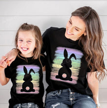 Load image into Gallery viewer, PO SHIPS 2/5 Easter Bunny Paint Splash Clear Film DTF Transfer | Adult Youth (325 HOT PEEL)