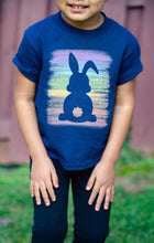 Load image into Gallery viewer, PO SHIPS 2/5 Easter Bunny Paint Splash Clear Film DTF Transfer | Adult Youth (325 HOT PEEL)