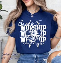 Load image into Gallery viewer, PO SHIPS 3/12 Screen Print Transfer | Made To Worship Coquette Bow (325 Hot Peel)