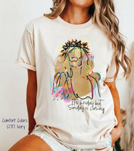 Load image into Gallery viewer, PO SHIPS 3/19 Sunday Is Coming Clear Film DTF Transfer | Adult and Youth (325 HOT Peel)