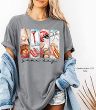 Load image into Gallery viewer, PO SHIPS 3/5 Baseball Game Day Brushstroke Clear Film DTF Transfer (325 HOT Peel)