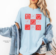 Load image into Gallery viewer, PO SHIPS 3/5 Screen Print Transfer | Baseball And Bows RED (325 Hot Peel)