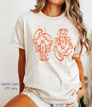 Load image into Gallery viewer, PO SHIPS 4/11 Screen Print Transfer | Lobsters RED (325 Hot Peel)