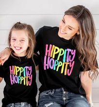 Load image into Gallery viewer, PO SHIPS 4/4 Hippity Hoppity Clear Film DTF Transfer | Adult and Youth (325 HOT Peel)