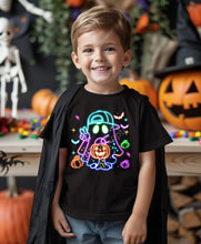 Load image into Gallery viewer, PO SHIPS 9/25 Clear Film DTF Transfer | YOUTH Bright Boy or Girl Ghost (325 HOT Peel)