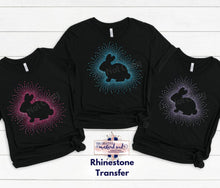 Load image into Gallery viewer, Made To Order Rhinestone Transfer | Easter Bunny Scatter (1-3 Business Day TAT)