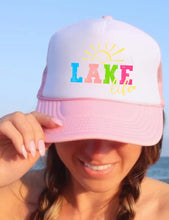 Load image into Gallery viewer, RTS Clear Film Screen Print Transfer | 3.5" Lake Life Pocket/Hat Patch (325 HOT Peel)