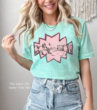 Load image into Gallery viewer, RTS Clear Film Screen Print Transfer | Boho Pink and Turquoise Desert (325 HOT Peel)
