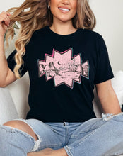 Load image into Gallery viewer, RTS Clear Film Screen Print Transfer | Boho Pink and Turquoise Desert (325 HOT Peel)