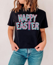 Load image into Gallery viewer, RTS Clear Film Screen Print Transfer | Happy Easter Faux Sequin (325 HOT Peel)