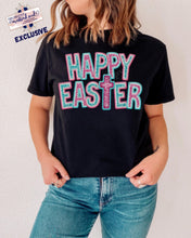 Load image into Gallery viewer, RTS Clear Film Screen Print Transfer | Happy Easter Faux Sequin (325 HOT Peel)