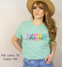 Load image into Gallery viewer, RTS Clear Film Screen Print Transfer | He Is Risen (325 HOT Peel)