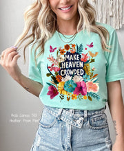 Load image into Gallery viewer, RTS Clear Film Screen Print Transfer | Make Heaven Crowded (325 HOT Peel)
