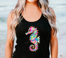 Load image into Gallery viewer, RTS Clear Film Screen Print Transfer | Preppy Seahorse (325 HOT Peel)