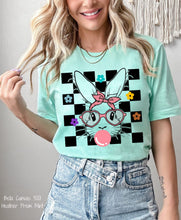 Load image into Gallery viewer, RTS Clear Film Screen Print Transfer | Retro Easter Bunny Bubble (325 HOT Peel)
