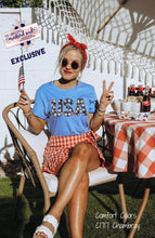 Load image into Gallery viewer, RTS Clear Film Screen Print Transfer | USA Faux Glitter (325 HOT Peel)