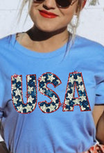 Load image into Gallery viewer, RTS Clear Film Screen Print Transfer | USA Faux Glitter (325 HOT Peel)