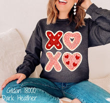 Load image into Gallery viewer, RTS Crochet XOXO DTF Transfer | Adult Youth (325 HOT Peel)