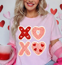 Load image into Gallery viewer, RTS Crochet XOXO DTF Transfer | Adult Youth (325 HOT Peel)