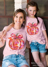 Load image into Gallery viewer, RTS Disco Ball Pumpkin Adult | Youth Clear Film DTF Transfer (325 HOT Peel)